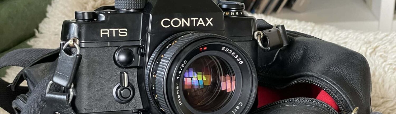 Contax RTS mit 50 mm objektiv und Tasche